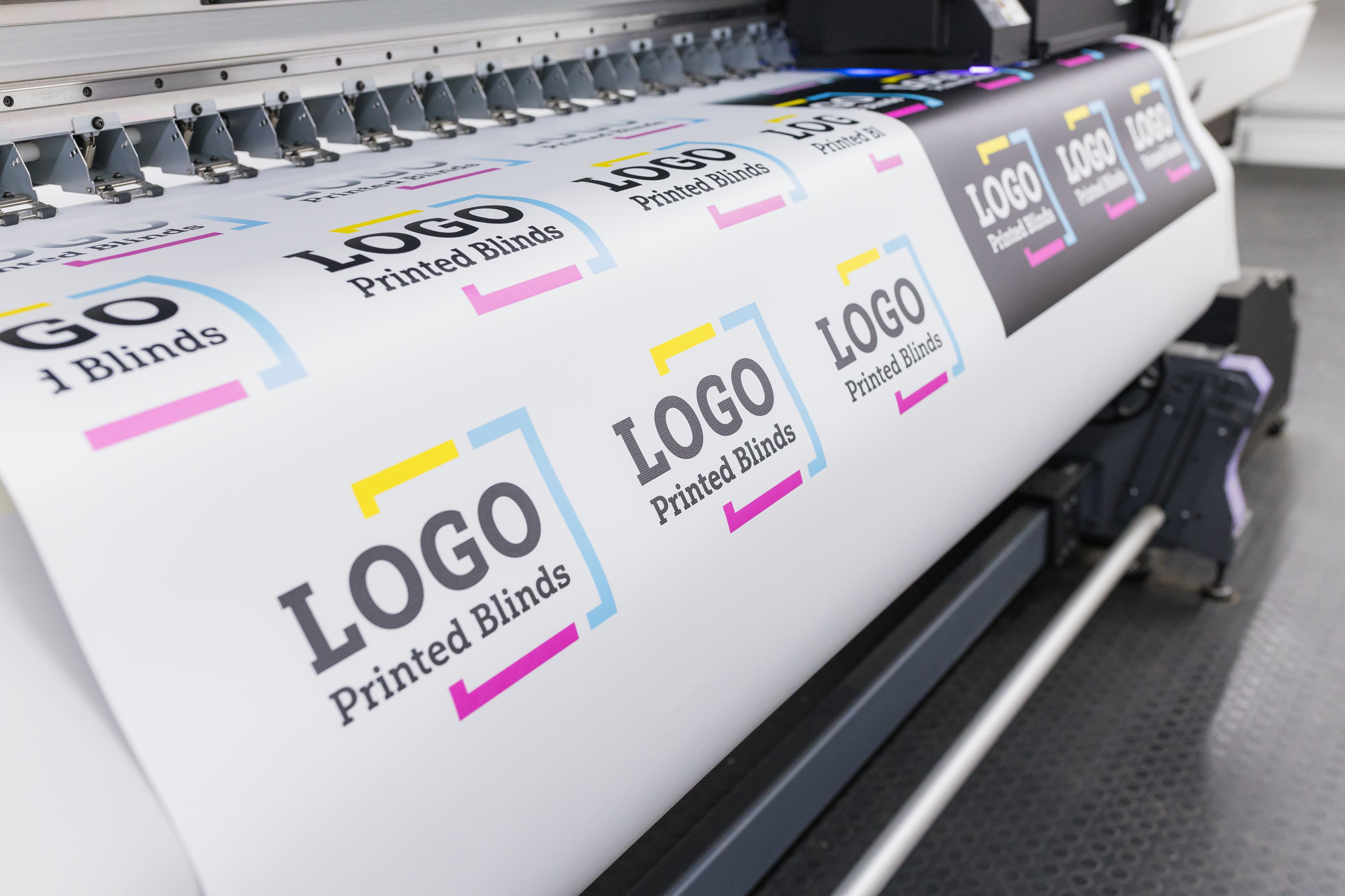 Raymond and the Logo Printed Blinds Team