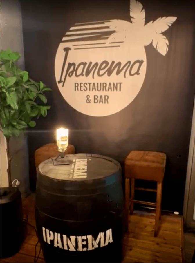 Double-sided printed blinds - Ipanema Restaurant