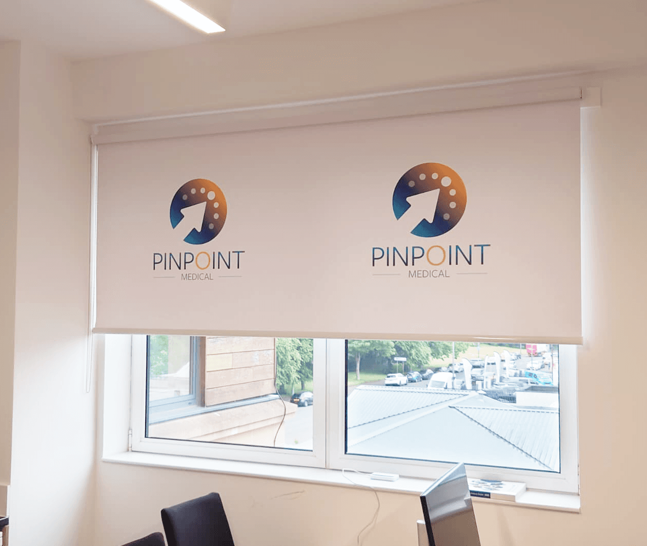 Pinpoint Medical healthcare commercial roller blinds